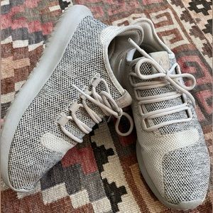 Adidas Tubular Shadow Knit beige size 6.5